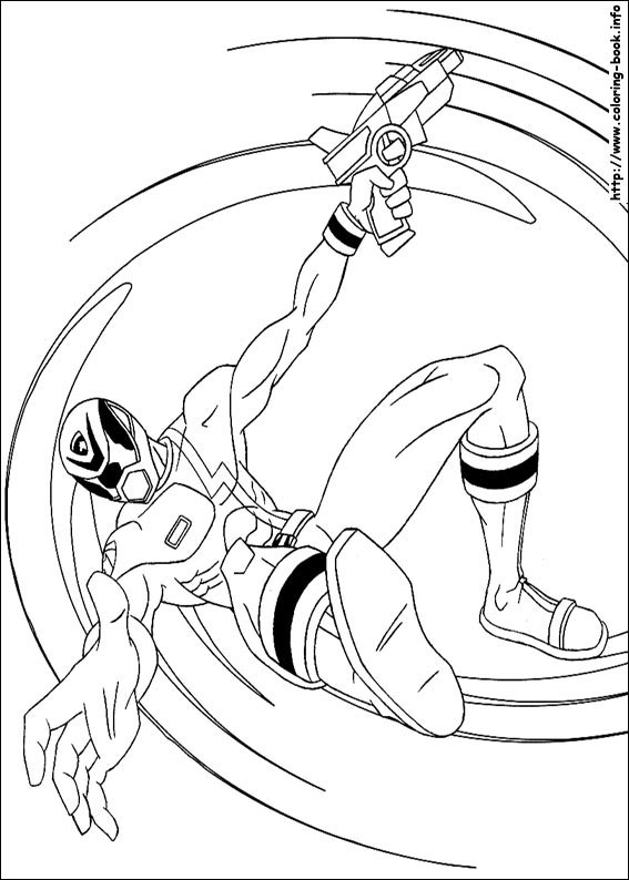 Power Rangers coloring picture